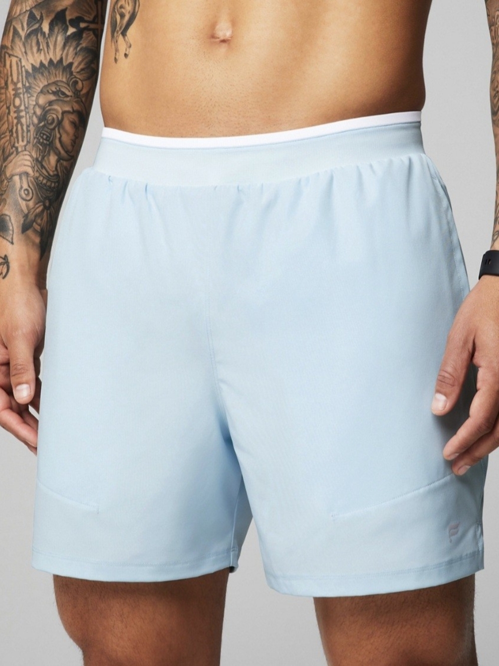 Fabletics The Fundamental Short II 5" Unlined Small Blue